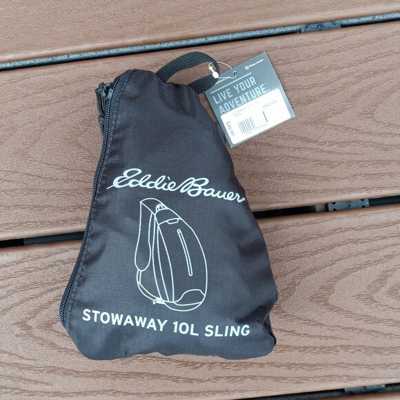 NWT Eddie Bauer Packable Slingbag Stowaway Slingbag - Picture 12 of 13